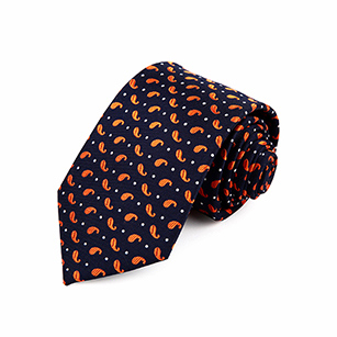 逗號(hào)印花時(shí)尚休閑領(lǐng)帶