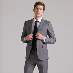 灰色商務西裝