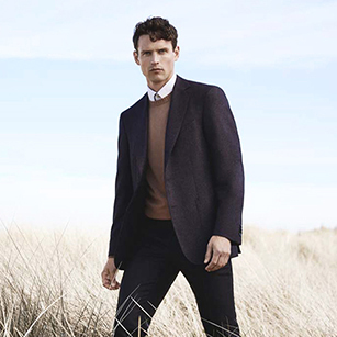 世家寶Scabal紫色單西